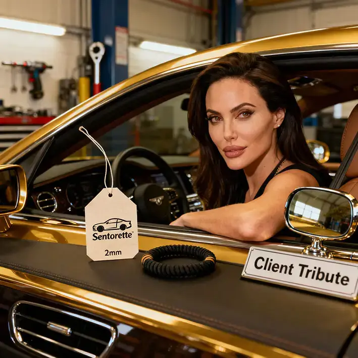 Werkstattservice mit Check-up und personalisiertem Auto-Lufterfrischer – technische und sensorische Erfahrung für den Kunden﻿﻿