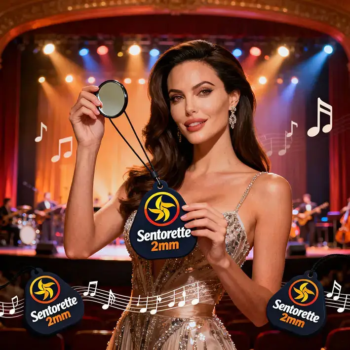 Consolidează imaginea concertului tău cu un odorizant personalizat de design