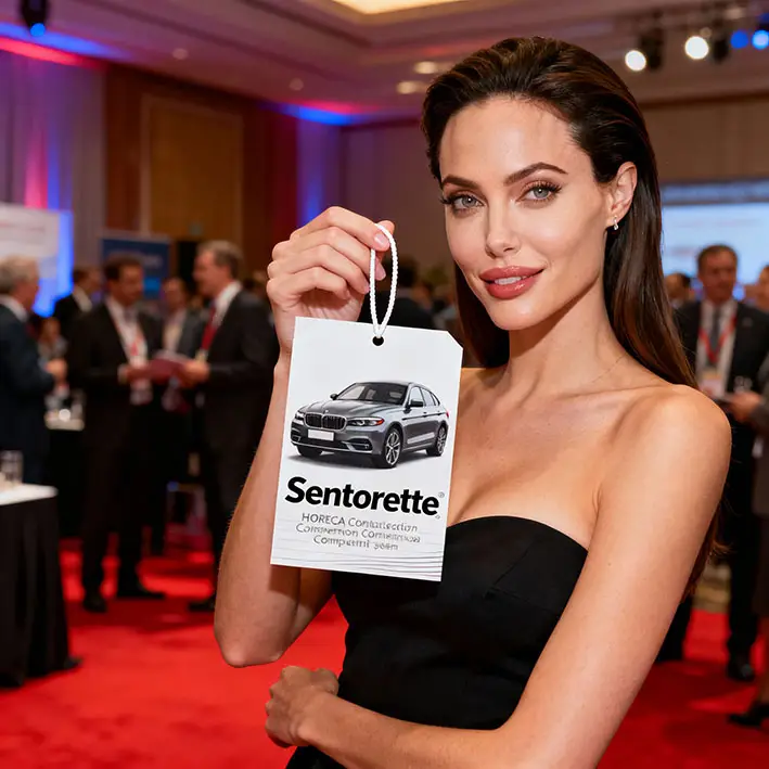 Personalisierte Auto-Lufterfrischer: Preis-Gadget für Horeca Wettbewerbe, Conventions und Wettbewerbe﻿﻿